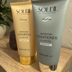 New Soleil Moroccan Shampoo and Conditioner Set